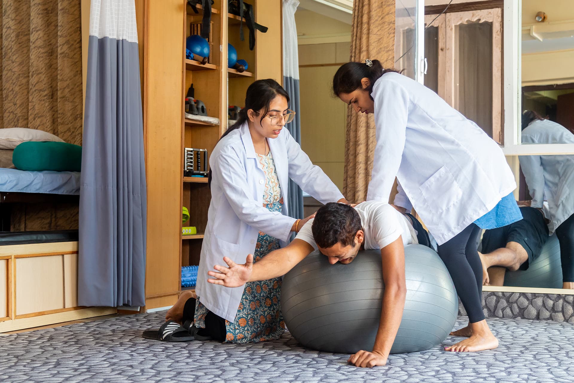 Nirvana Physiotherapy and Wellness Center Doctors and Staff Abstract Object