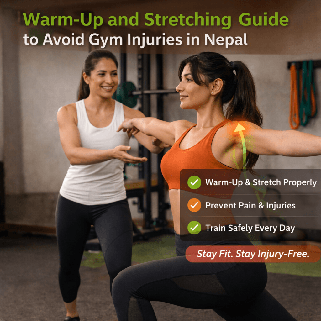 Warm-Up and Stretching Guide to Avoid Gym Injuries in Nepal Warm Up and Stretching Guide To Avoid Gym Injuries In Nepal